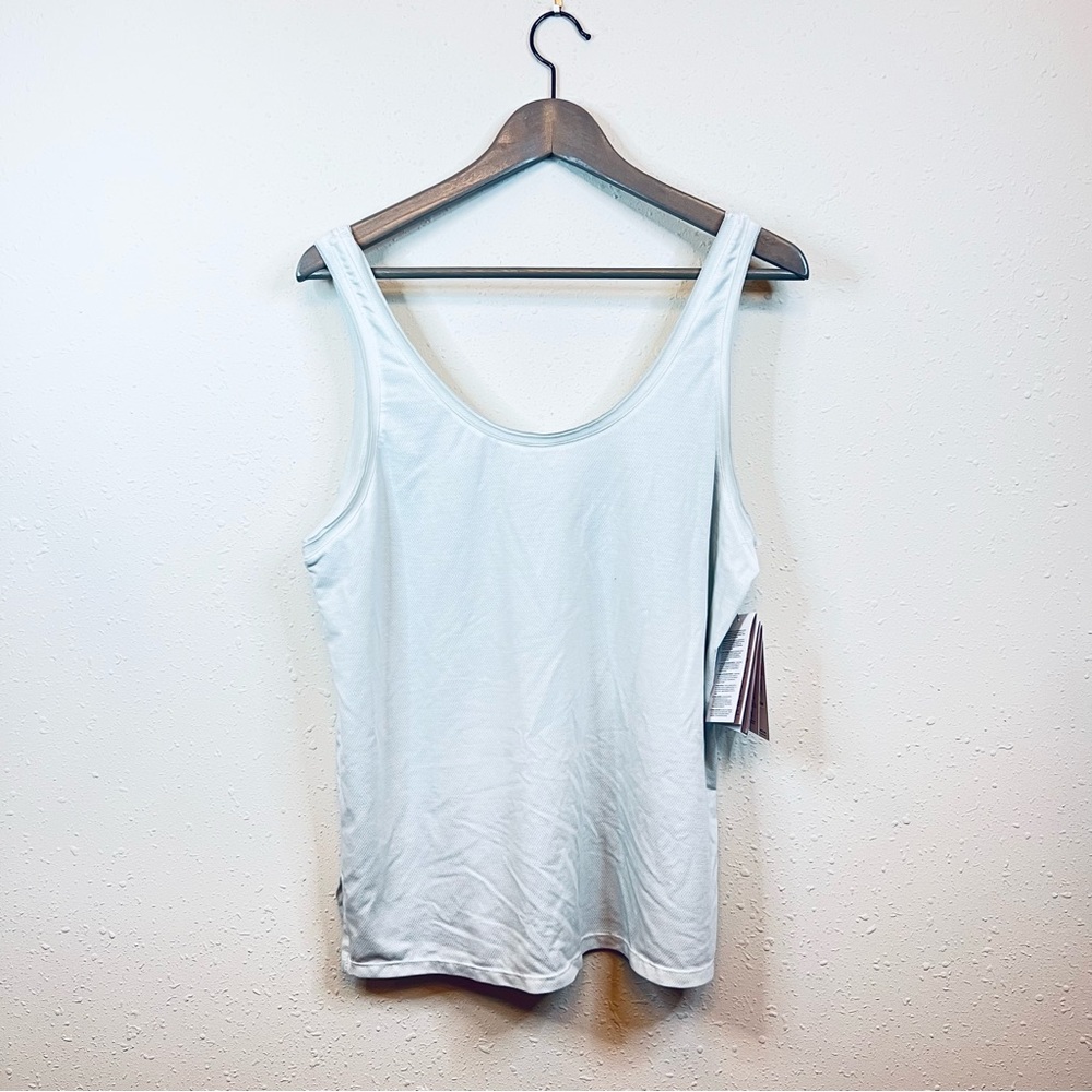 Nike Dri-Fit Yoga Mesh Light Sage Women’s Tank Top Size Large NWT